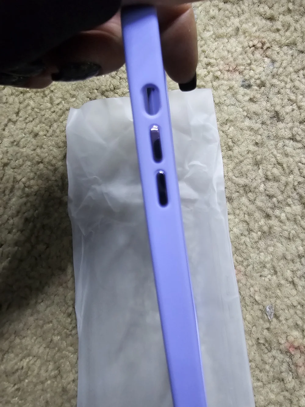 Purple Clear MagSafe-Compatible Phone Case - Compatible Brand